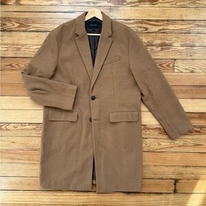 Camel Top Coat Banana Republic Wool blend Coat
